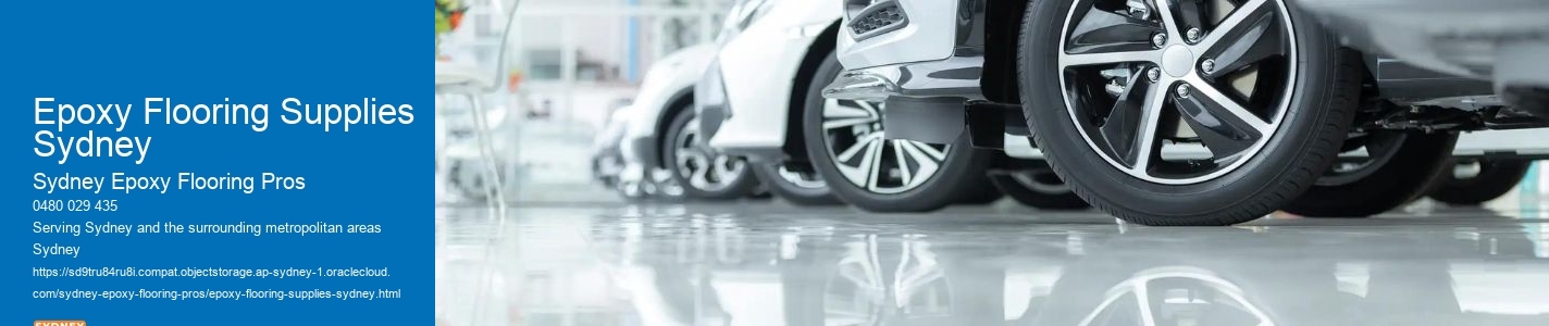 Epoxy Flooring Supplies Sydney